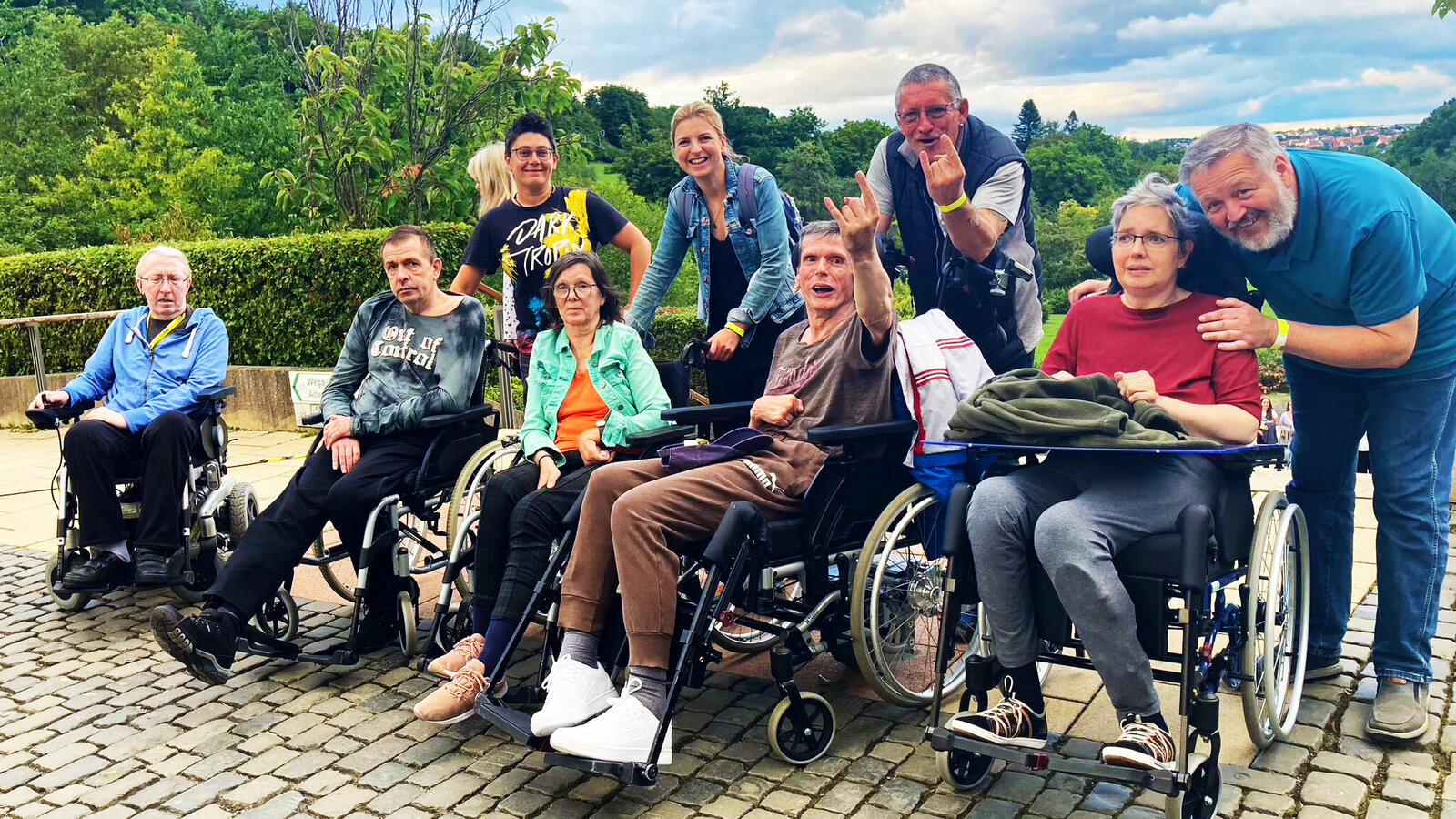 Ausflug mit den Bewohnern des Lauparks